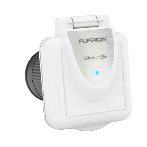 Furrion Qualifies for Free Shipping Furrion Inlet 50a 125v Square White F50INS-PS #381658