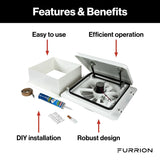 Furrion Qualifies for Free Shipping Furrion Roof Vent Fan with Lid 14" White #2023042193