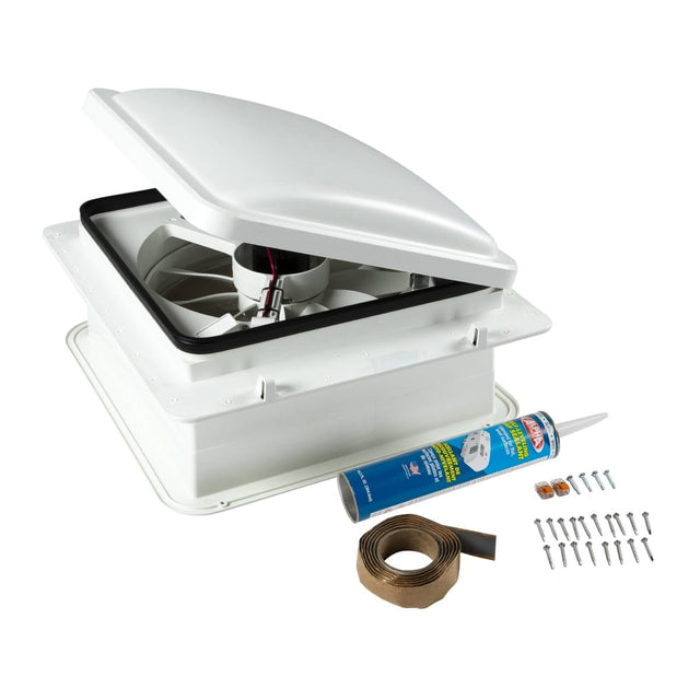 Furrion Qualifies for Free Shipping Furrion Roof Vent Fan with Lid 14" White #2023042193