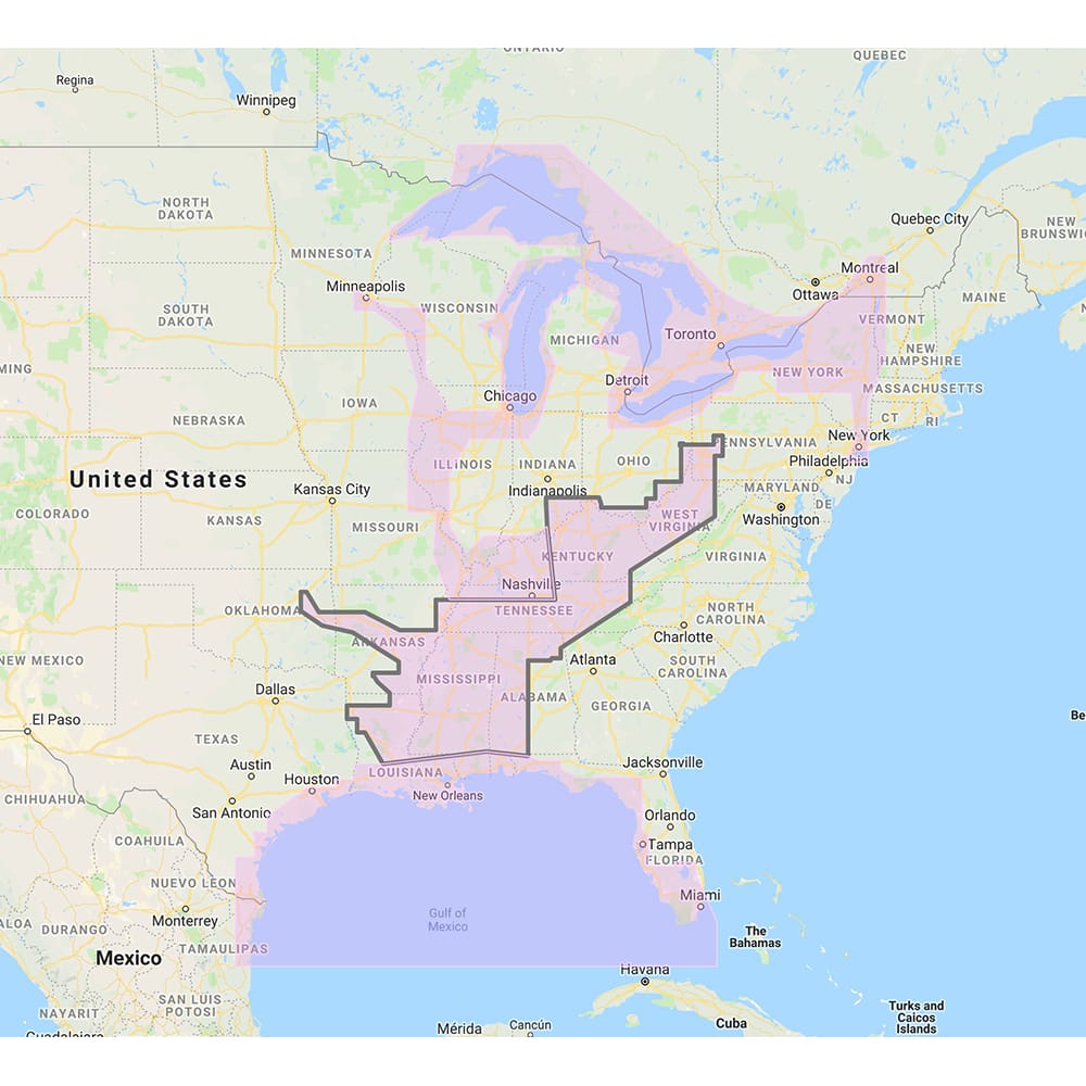 Furuno Qualifies for Free Shipping Furuno Gulf of Mexico Great Lakes & Rivers Vector Charts #MM3-VNA-023
