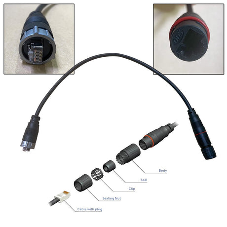 Furuno Qualifies for Free Shipping Furuno RJ45 to HUB102 Cable .5m Waterproof #WRJ-ADP-05M