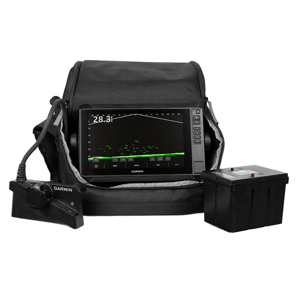 Garmin Not Qualified for Free Shipping Garmin ECHOMAP UHD2 93sv Livescope Plus Ice Bundle Li #010-02688-35