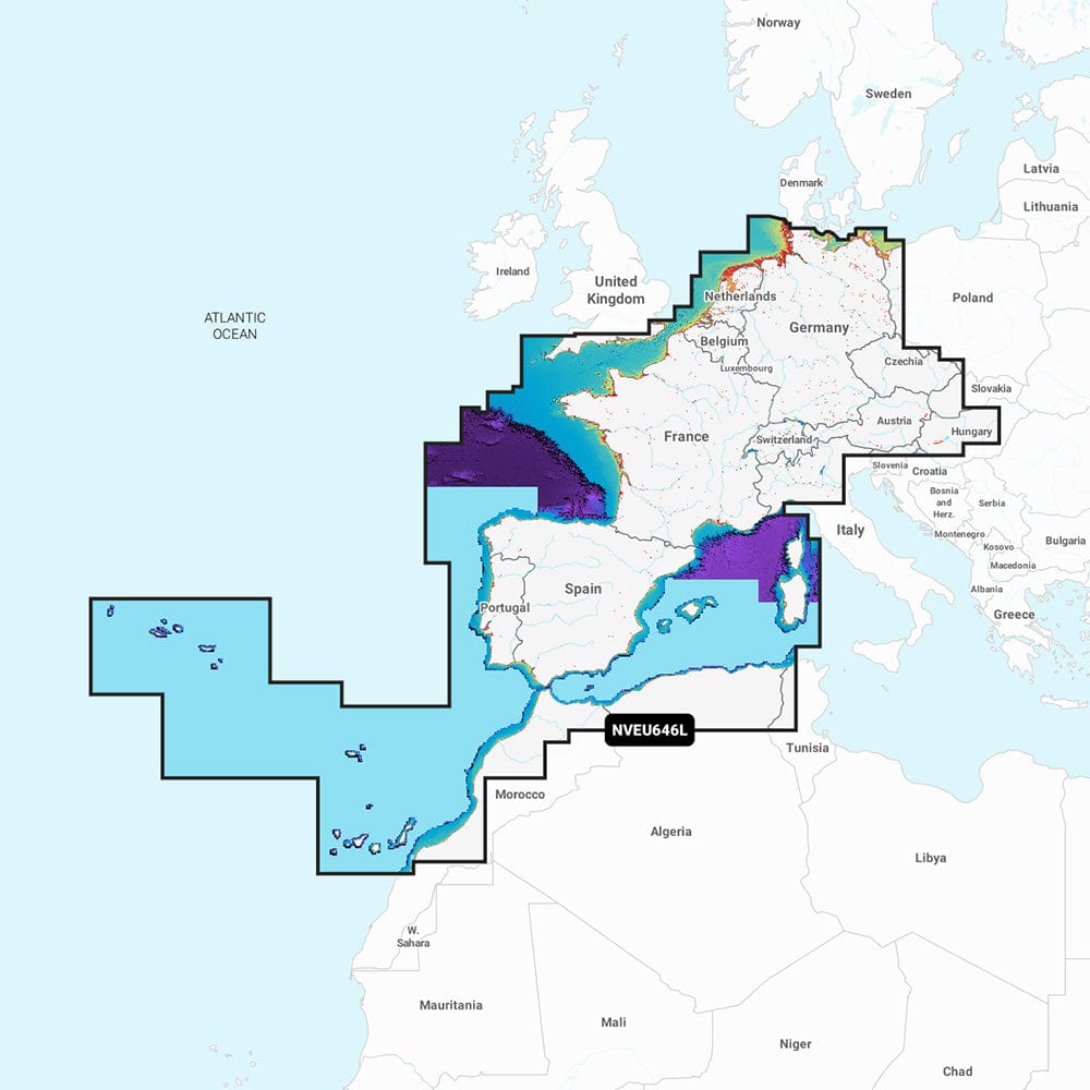 Garmin Qualifies for Free Shipping Garmin Navionics Vision+ NVEU646l Europe Central/West #010-C1275-00