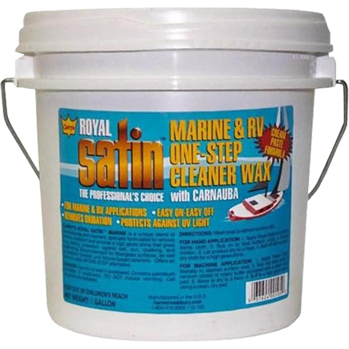 Gary's Royal Satin Wax Qualifies for Free Shipping Gary's Royal Satin Wax Royal Satin Creme Wax Gallon #G105