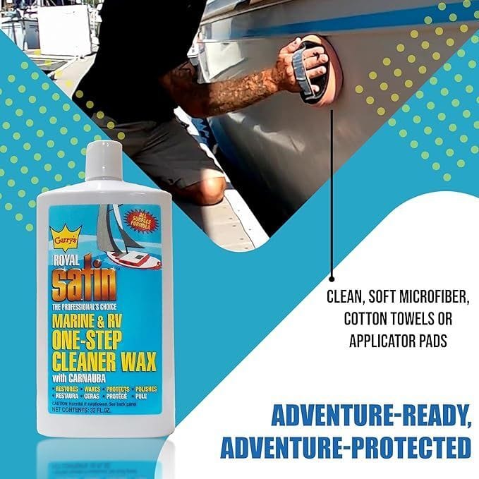Gary's Royal Satin Wax Qualifies for Free Shipping Gary's Royal Satin Wax Royal Satin Liquid Wax 32 oz #G132