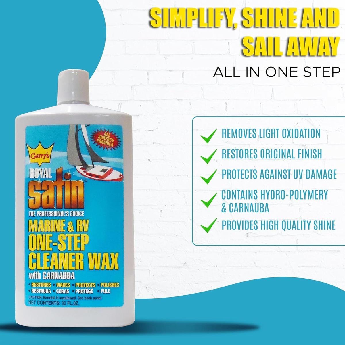 Gary's Royal Satin Wax Qualifies for Free Shipping Gary's Royal Satin Wax Royal Satin Liquid Wax 32 oz #G132