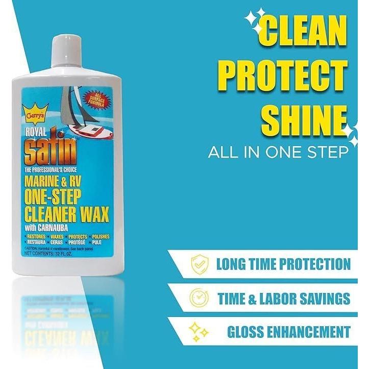 Gary's Royal Satin Wax Qualifies for Free Shipping Gary's Royal Satin Wax Royal Satin Liquid Wax 32 oz #G132