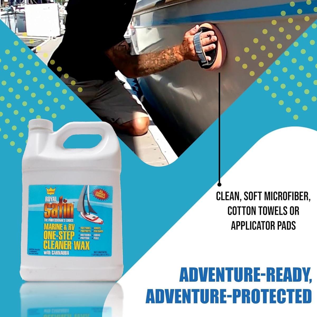 Gary's Royal Satin Wax Qualifies for Free Shipping Gary's Royal Satin Wax Royal Satin Liquid Wax Gallon #G14