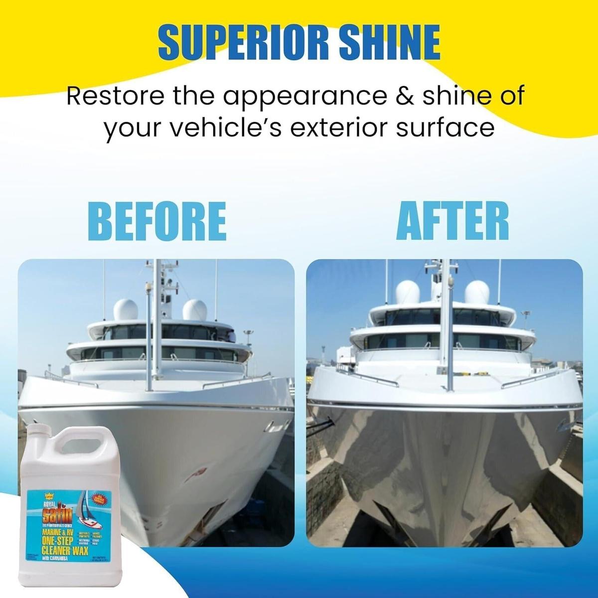 Gary's Royal Satin Wax Qualifies for Free Shipping Gary's Royal Satin Wax Royal Satin Liquid Wax Gallon #G14