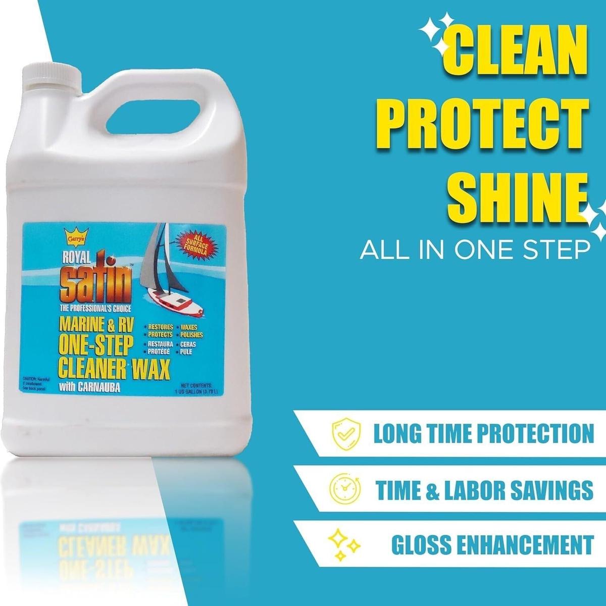 Gary's Royal Satin Wax Qualifies for Free Shipping Gary's Royal Satin Wax Royal Satin Liquid Wax Gallon #G14