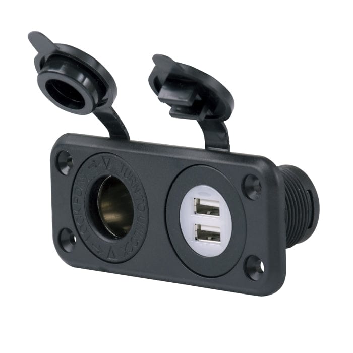 Guest-Marinco Qualifies for Free Shipping Guest-Marinco 12v USB Combo No LED Bulk #12VCOMBON-B