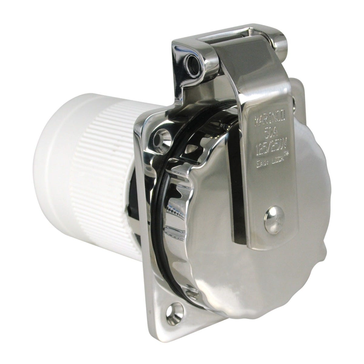 Guest-Marinco Qualifies for Free Shipping Guest-Marinco 50a 125/250v SS Easy Lock Inlet Bulk #6373EL-B.OEM