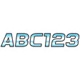 Hardline Products Qualifies for Free Shipping Hardline Products Letter Set Chrome/Black #CHBLK700