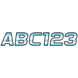 Hardline Products Qualifies for Free Shipping Hardline Products Letter Set Chrome/Black #CHBLK700