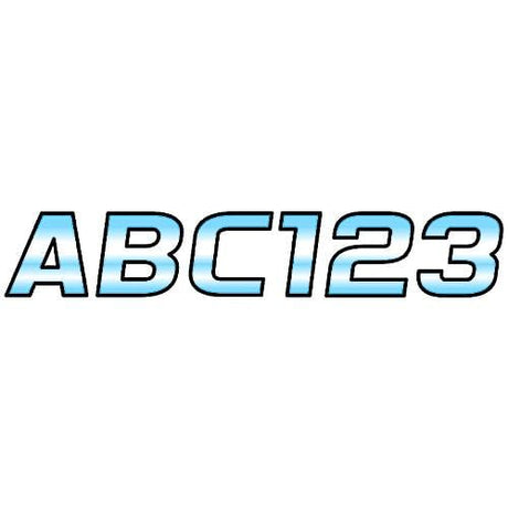 Hardline Products Qualifies for Free Shipping Hardline Products Letter Set Chrome/Black #CHBLK700