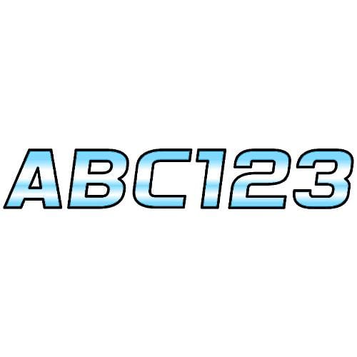 Hardline Products Qualifies for Free Shipping Hardline Products Letter Set Chrome/Black #CHBLK700