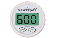 HawkEye Qualifies for Free Shipping Hawkeye DepthTrax 2B In-Dash Digital Depth Gauge Transom Mount Ducer #DT2B-TM