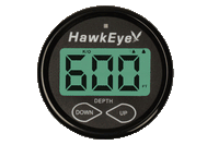 HawkEye Qualifies for Free Shipping Hawkeye DepthTrax 2B In-Dash Digital Depth Gauge Transom Mount Ducer #DT2B-TM