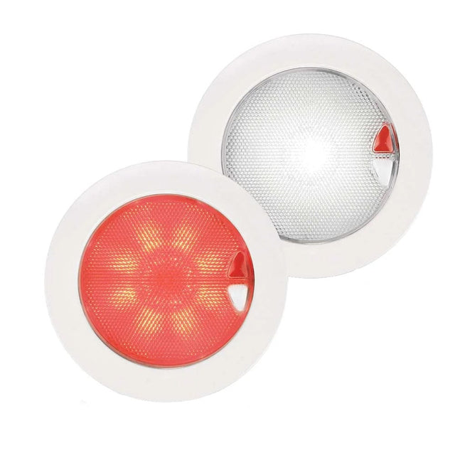Hella Marine Qualifies for Free Shipping Hella EuroLED 150 Red/White Touch Switch White Bezel #980630001
