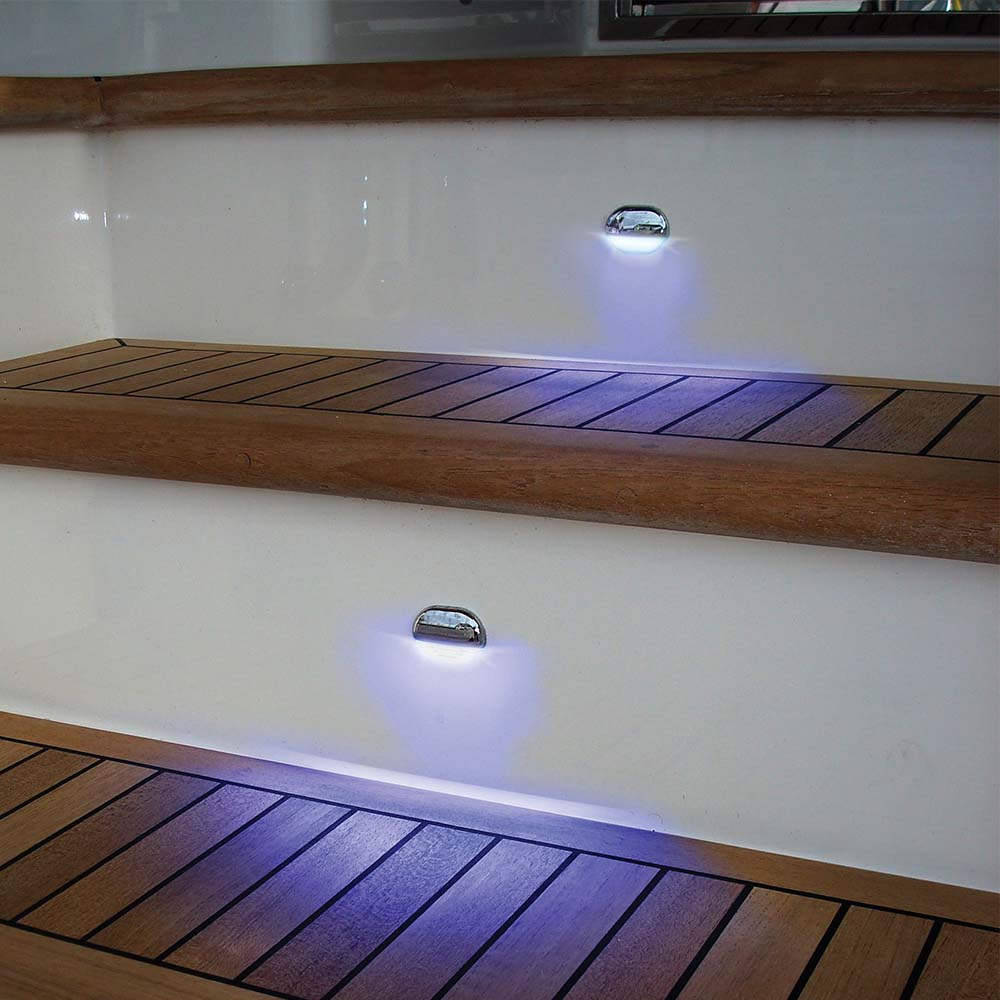 Hella Marine Qualifies for Free Shipping Hella Marine Apelo RGB Step Lamp White Plastic #958126531