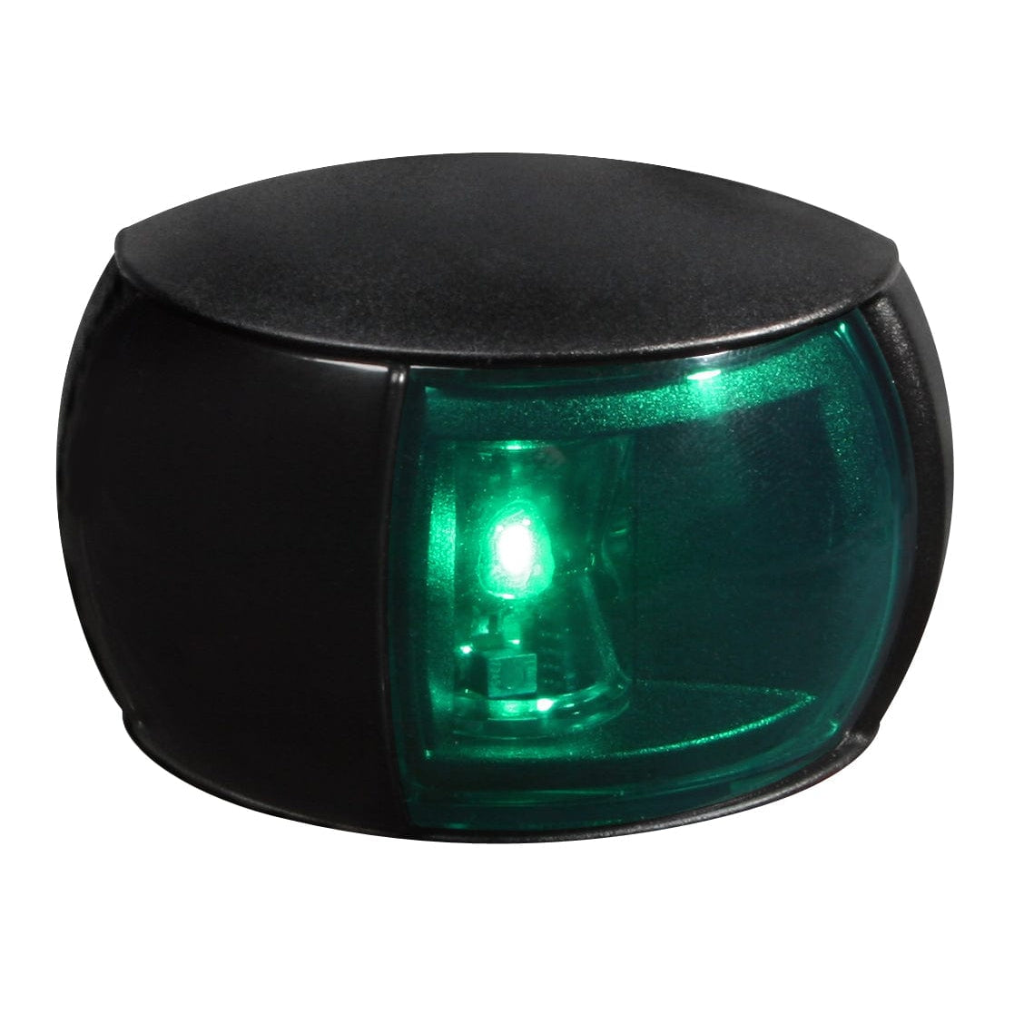Hella Marine Qualifies for Free Shipping Hella Marine Starboard Lamp Black #980520201