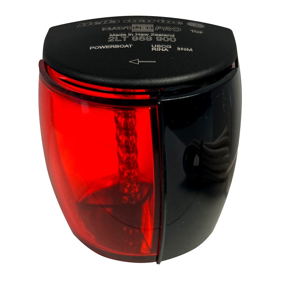 Hella Marine Qualifies for Free Shipping Hella NaviLED Pro Port Lamp Black 3nm #017146101
