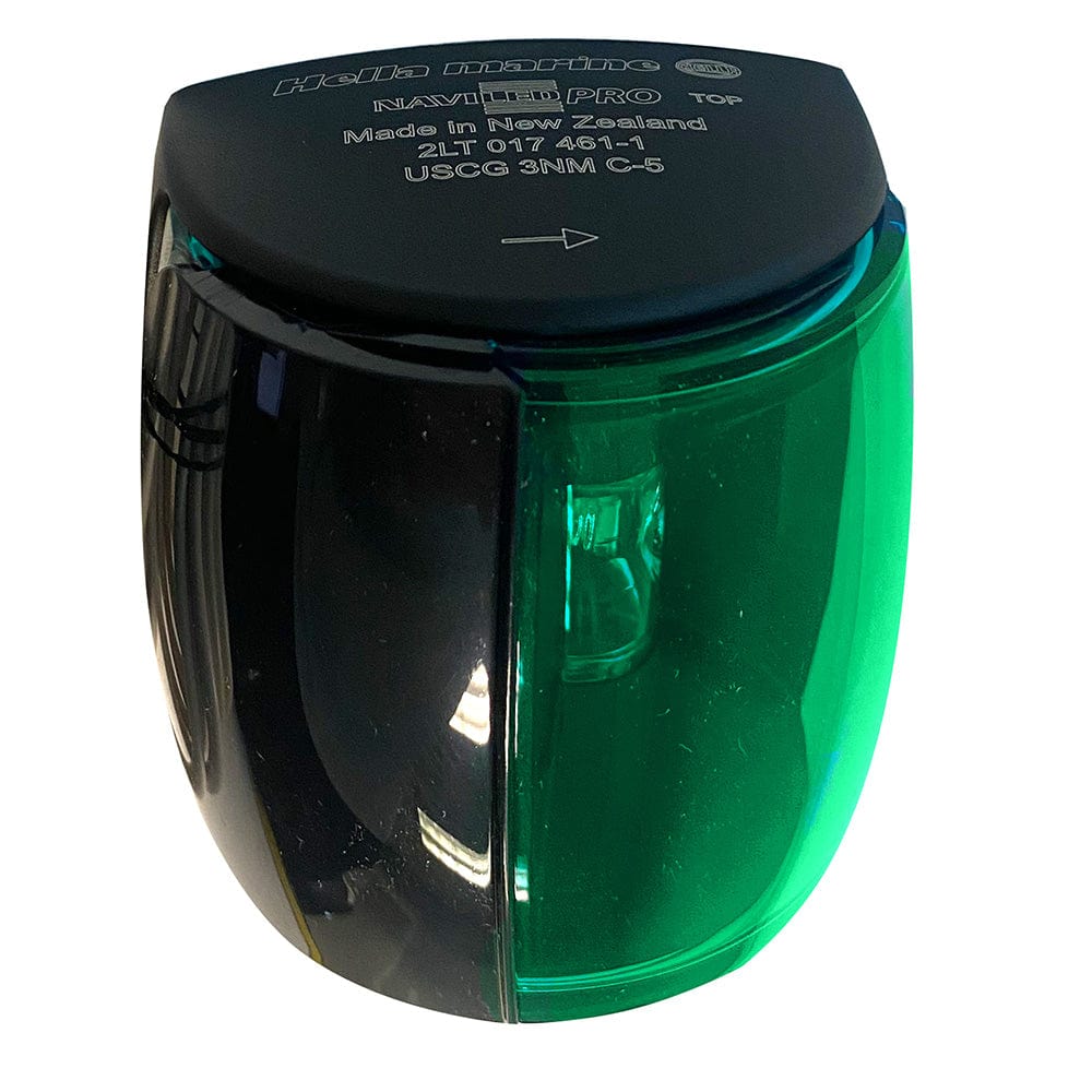 Hella Marine Qualifies for Free Shipping Hella NaviLED Pro Starboard Lamp Black 3nm #017461101