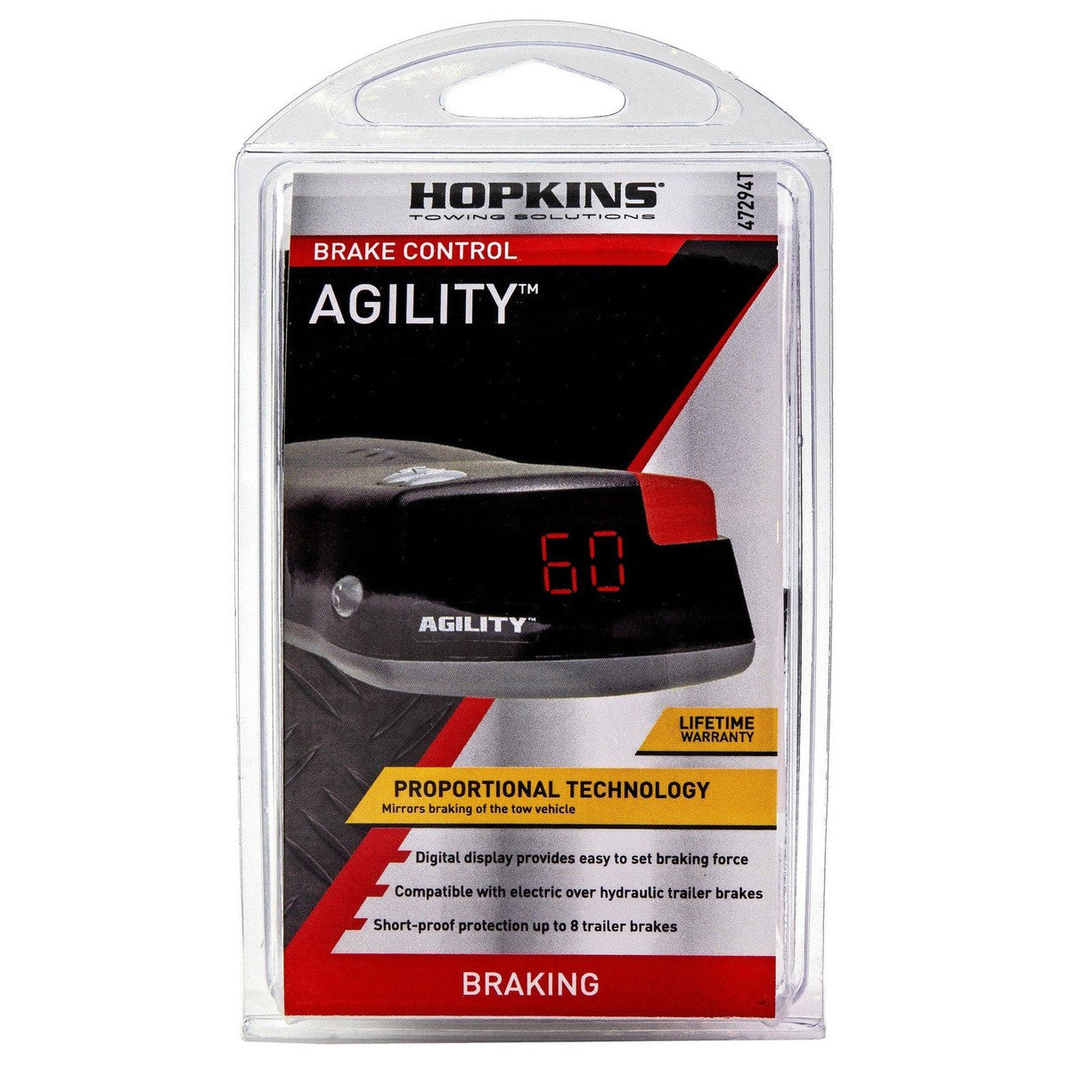 Hopkins Qualifies for Free Shipping Hopkins Agility Proportional Digital Brake Control with Quick Connect #47294T