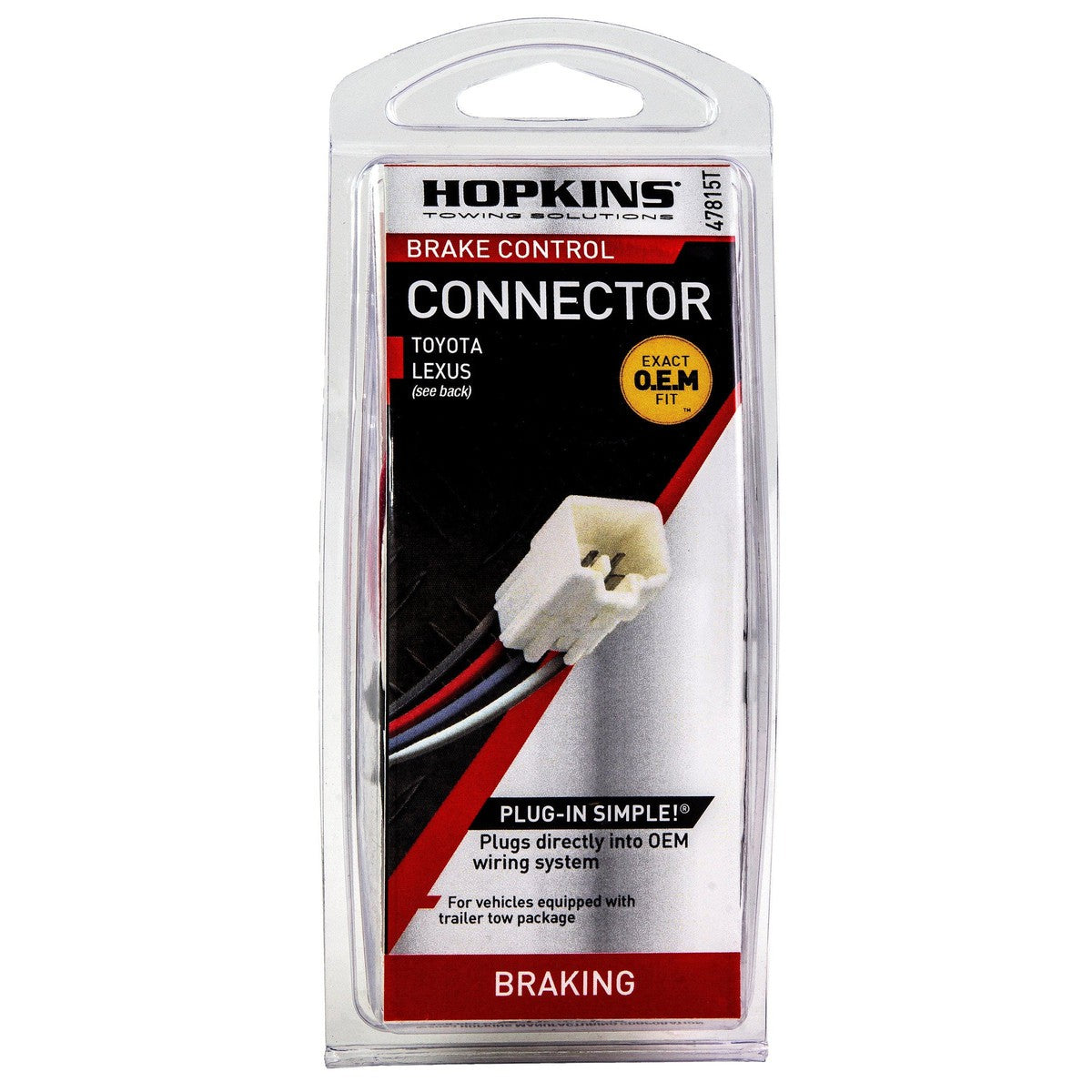 Hopkins Qualifies for Free Shipping Hopkins Plug-In Simple Brake Control Connector fits Toyota 03-10 #47815T