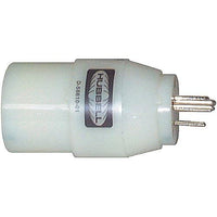 Hubbell Qualifies for Free Shipping Hubbell 30A Twist Lock F to 15A 125V Straight Blade M Adapter #HBL31CM28