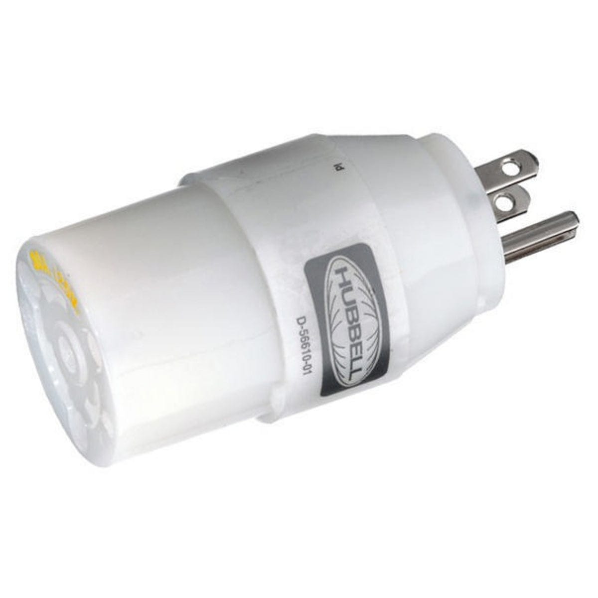 Hubbell Qualifies for Free Shipping Hubbell 30A Twist Lock F to 15A 125V Straight Blade M Adapter #HBL31CM28