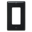 Hubbell Qualifies for Free Shipping Hubbell Black Rectangle Outlet Plate #P26BK
