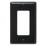 Hubbell Qualifies for Free Shipping Hubbell Black Rectangle Outlet Plate #P26BK
