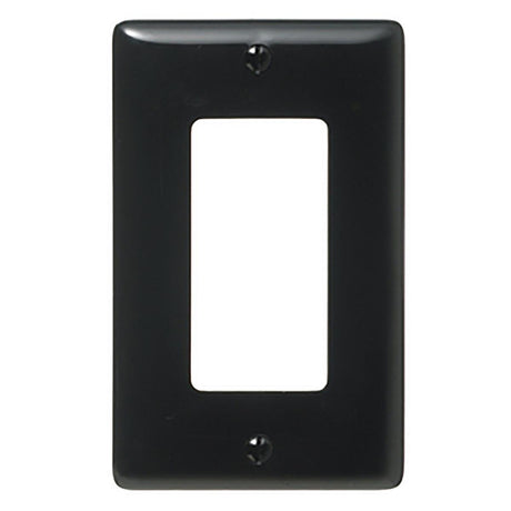 Hubbell Qualifies for Free Shipping Hubbell Black Rectangle Outlet Plate #P26BK