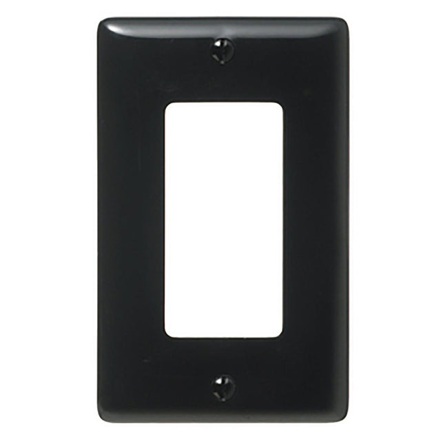 Hubbell Qualifies for Free Shipping Hubbell Black Rectangle Outlet Plate #P26BK