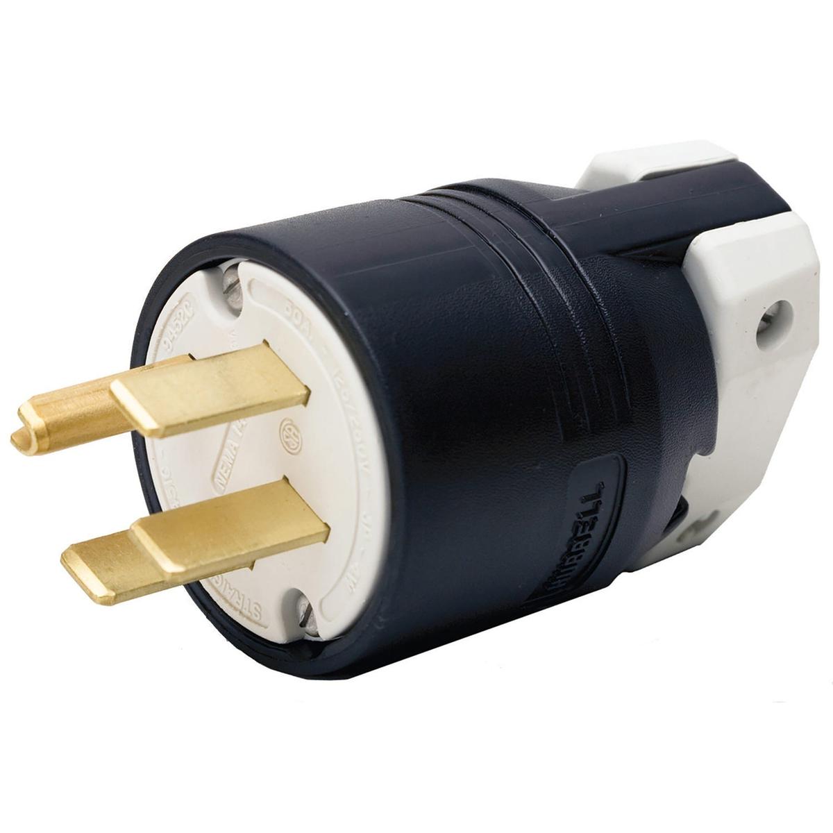 Hubbell Qualifies for Free Shipping Hubbell Straight Male 50a 125/250 Cord End #HBL9451C