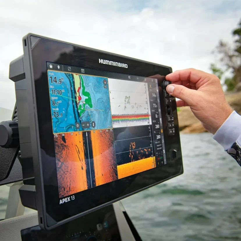 Humminbird Not Qualified for Free Shipping Humminbird APEX 19 VX MSI+ Chartplotter/Fishfinder No Ducer #411240-1VXCHO