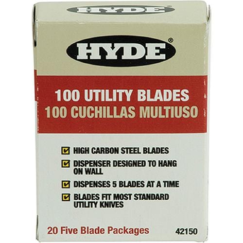 Hyde Tools Qualifies for Free Shipping Hyde Tools HD Utility Knife Blades 100-pk #42150