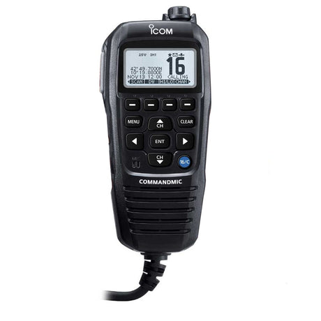 Icom Qualifies for Free Shipping Icom HM195 Command Mic IV with White Backlit LCD Black #HM195GB 61 EXP