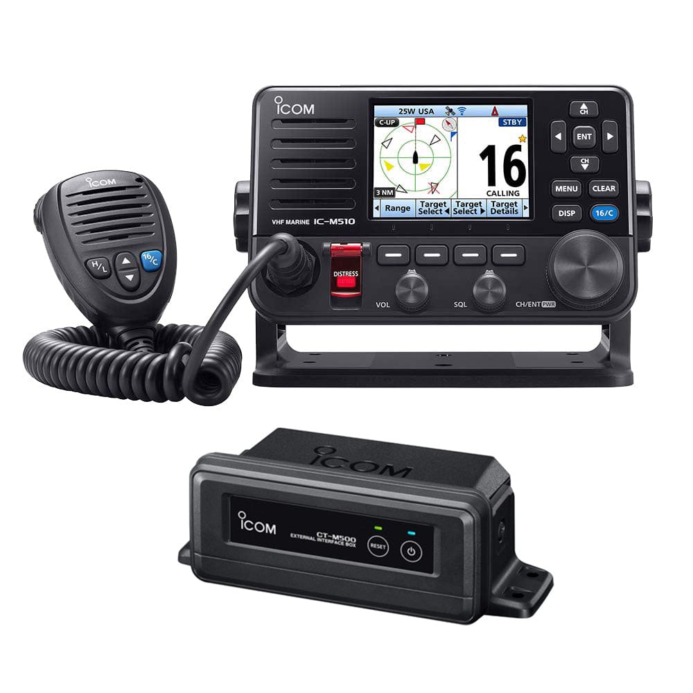 Icom Qualifies for Free Shipping Icom M510 Plus VHF Bundle with Ctm500 Wireless Interface Box #M510 PLUS 21+CTM500 11