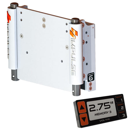 IMPULSE Not Qualified for Free Shipping IMPULSE XL Jack Plate 6" White Cerakote with Smart Control #75051-W