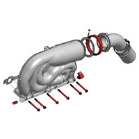 Indmar Not Qualified for Free Shipping Indmar EXTCAT Port Aluminum Catalyst Exhaust Manifold #531401HL