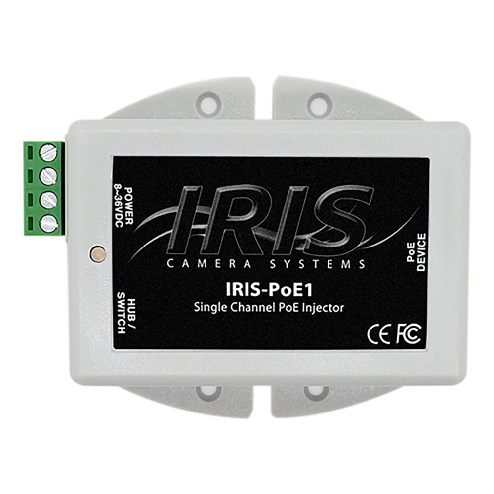 Iris Innovations Qualifies for Free Shipping Iris Single Channel PoE Injector 8-36v Input Voltage & 48v Output #POE1