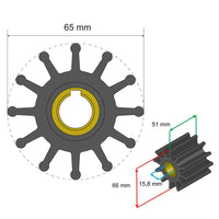 Jabsco Qualifies for Free Shipping Jabsco Impeller Kit Neoprene #18327-0001-P
