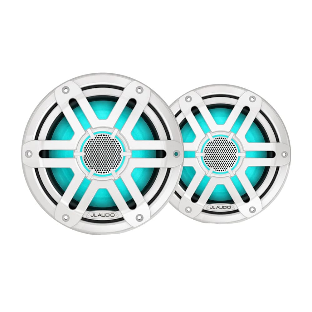 JL Audio Qualifies for Free Shipping JL Audio M200 Marine Speakers 7.7" LED with White Sport Grille #010-04757-00