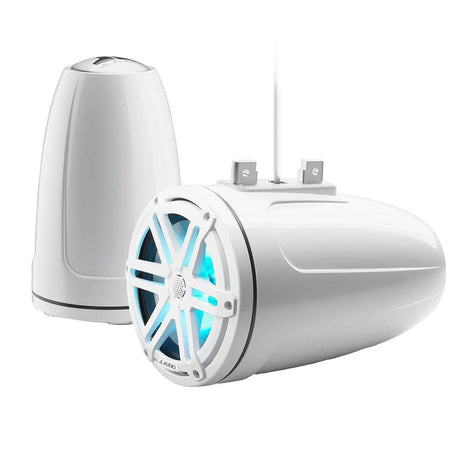 JL Audio Qualifies for Free Shipping JL Audio M3 7.7" Enclosed Tower Speakers White Sport Grille with RGB LED #010-03270-00
