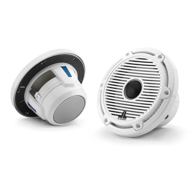 JL Audio Qualifies for Free Shipping JL Audio M6 6.5" Coaxial Speakers White Classic Grille Black Tweeter #010-03089-00