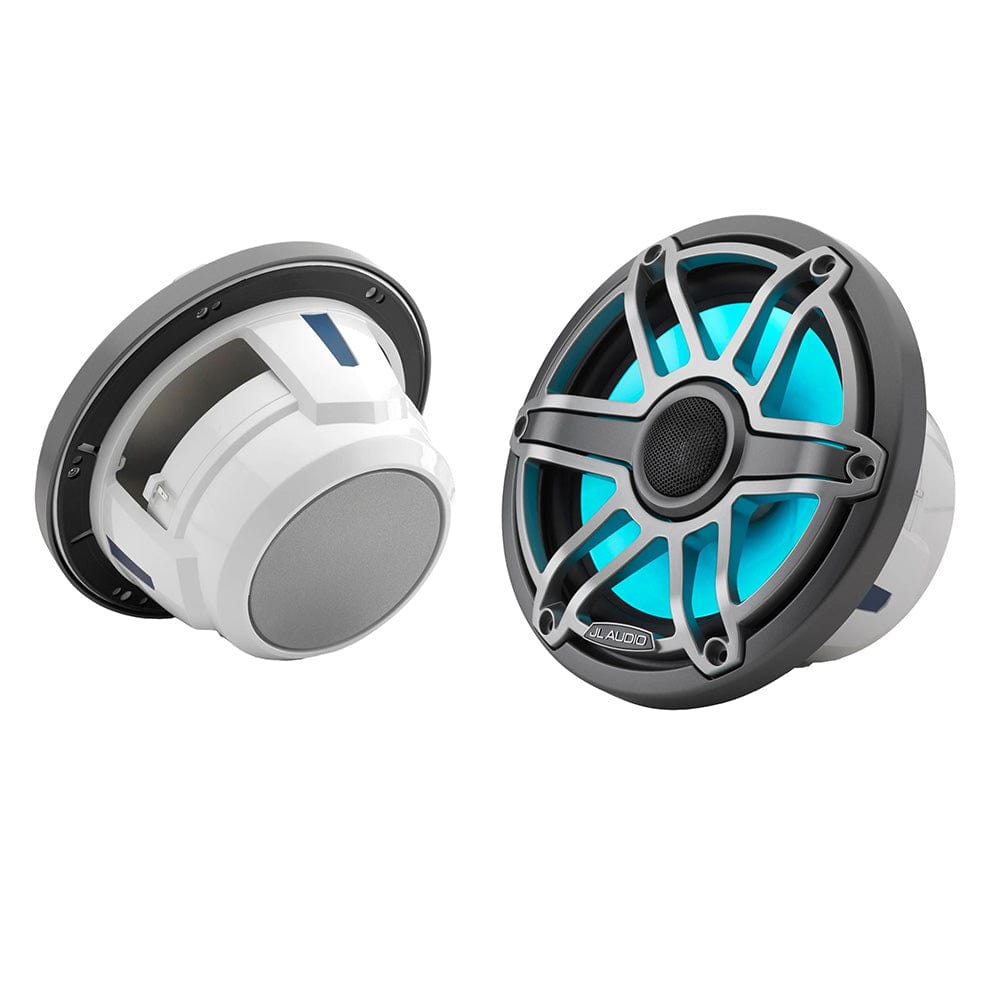 JL Audio Qualifies for Free Shipping JL Audio M6 7.7" Coaxial Speakers Titanium Sport Grille with RGB LED #010-03076-00