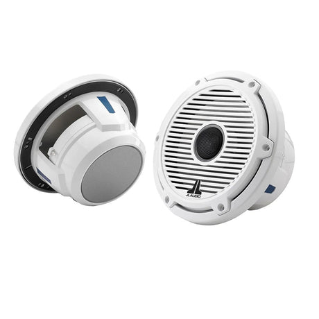 JL Audio Qualifies for Free Shipping JL Audio M6 7.7" Coaxial Speakers White Classic Grille Black Tweeter #010-03094-00