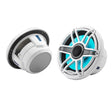 JL Audio Qualifies for Free Shipping JL Audio M6 7.7" Coaxial Speakers White Sport Grille with RGB LED #010-03074-00